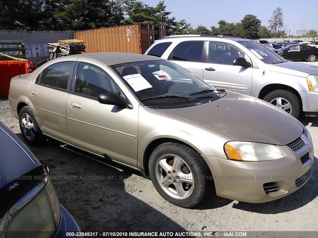 1B3EL46X56N246323 - 2006 DODGE STRATUS SXT GOLD photo 1