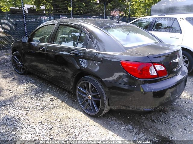 1C3LC46K07N655779 - 2007 CHRYSLER SEBRING BLACK photo 3