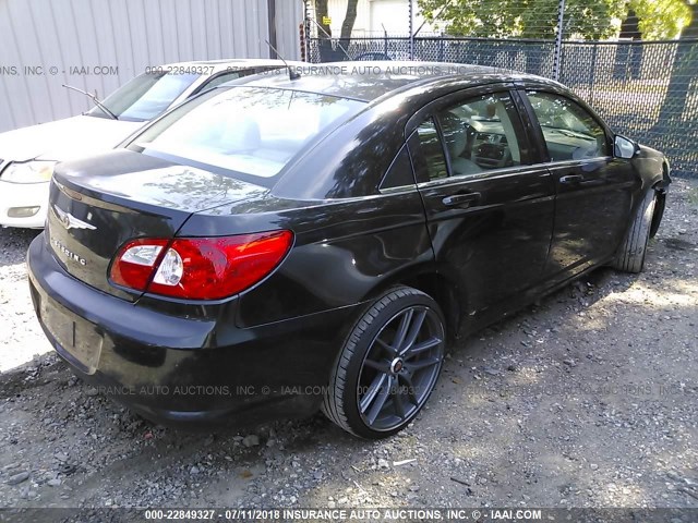 1C3LC46K07N655779 - 2007 CHRYSLER SEBRING BLACK photo 4