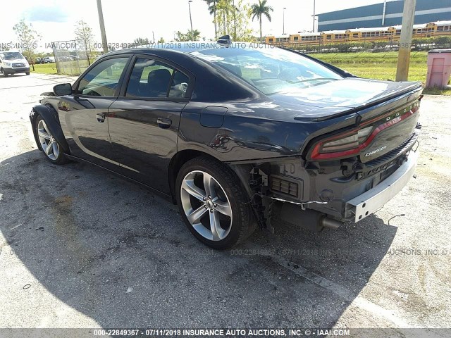 2C3CDXCT2JH162522 - 2018 DODGE CHARGER R/T BLACK photo 3