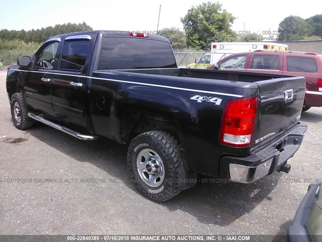 1GT4K0BG1AF139333 - 2010 GMC SIERRA K2500 SLE BLACK photo 3