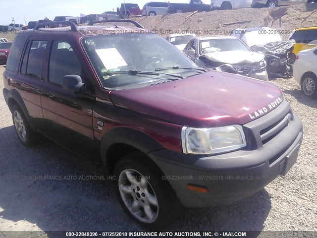 SALNY222X2A212709 - 2002 LAND ROVER FREELANDER SE MAROON photo 1