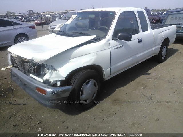 4TAVL52N6VZ330369 - 1997 TOYOTA TACOMA XTRACAB WHITE photo 2