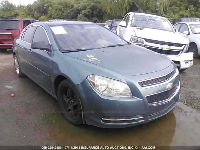 1G1ZG57B19F247666 - 2009 CHEVROLET MALIBU LS Yaşıl foto 1