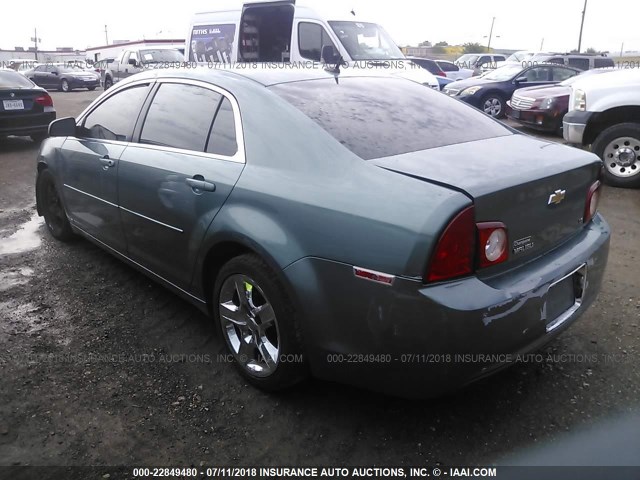 1G1ZG57B19F247666 - 2009 CHEVROLET MALIBU LS Yaşıl foto 3