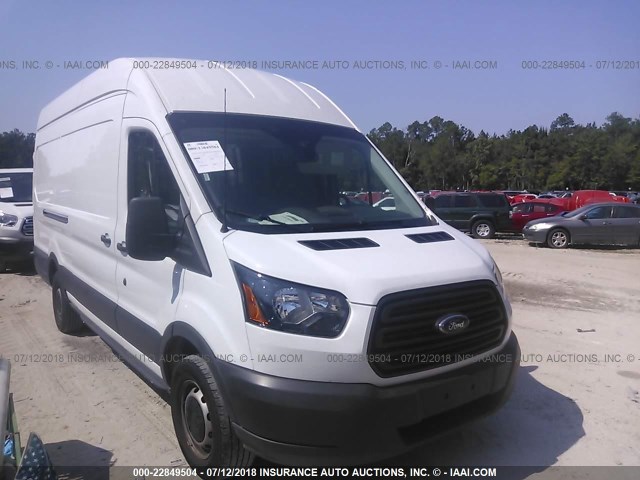 1FTYR3XM9JKA01351 - 2018 FORD TRANSIT T-250 WHITE photo 1