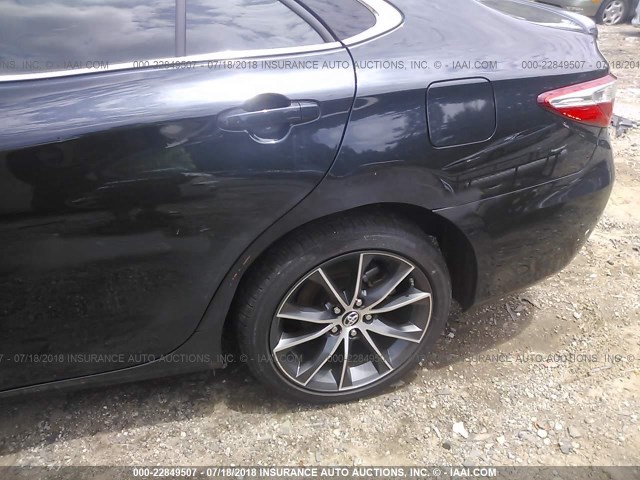 4T1BF1FK9FU032321 - 2015 TOYOTA CAMRY LE/XLE/SE/XSE BLACK photo 6