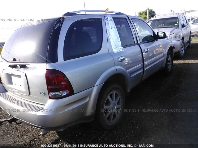 5GADS13S162142001 - 2006 BUICK RAINIER CXL GRAY photo 4