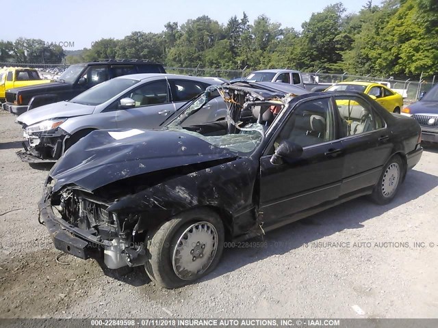 JH4KA9640TC005320 - 1996 ACURA 3.5RL BLACK photo 2