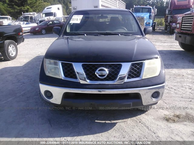 1N6AD07UX7C443585 - 2007 NISSAN FRONTIER CREW CAB LE/SE/OFF ROAD BLACK photo 6