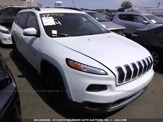 1C4PJMCB8GW204424 - 2016 JEEP CHEROKEE LATITUDE WHITE photo 1