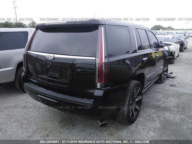 1GYS3CKJ2GR222580 - 2016 CADILLAC ESCALADE PREMIUM BLACK photo 4