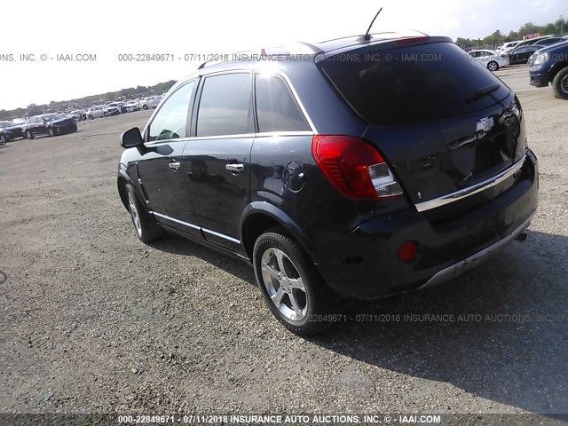 3GNAL3EK8ES562260 - 2014 CHEVROLET CAPTIVA LT BLACK photo 3