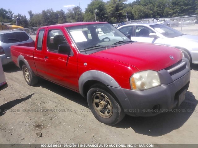 1N6DD26S92C374969 - 2002 NISSAN FRONTIER KING CAB XE RED photo 1
