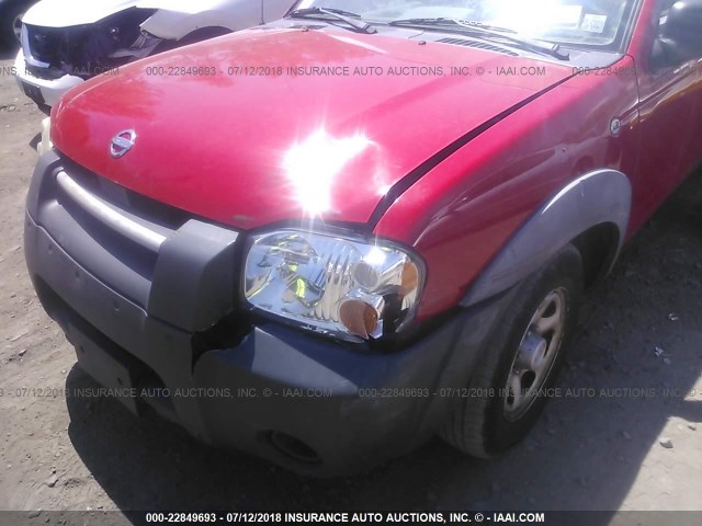 1N6DD26S92C374969 - 2002 NISSAN FRONTIER KING CAB XE RED photo 6