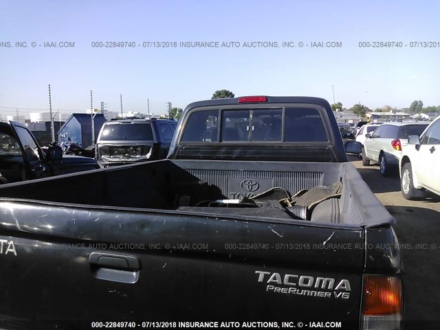 4TASN92N1XZ516151 - 1999 TOYOTA TACOMA XTRACAB PRERUNNER შავი ფოტო 8