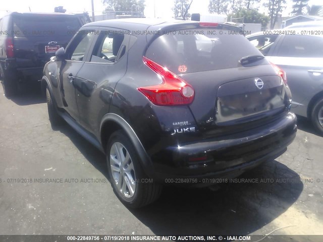 JN8AF5MR5DT224589 - 2013 NISSAN JUKE S/SV/SL BLACK photo 3