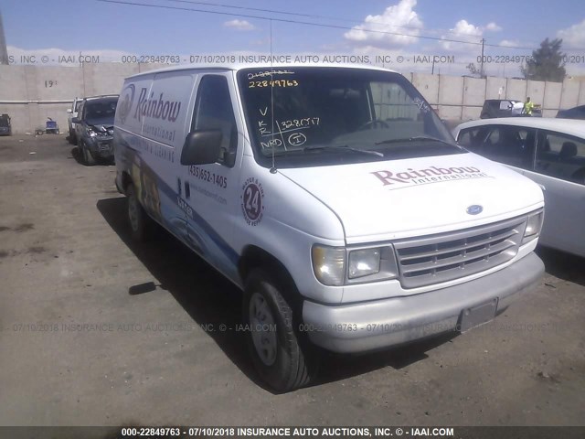 1FTJE34H2SHB84899 - 1995 FORD ECONOLINE E350 VAN WHITE photo 1