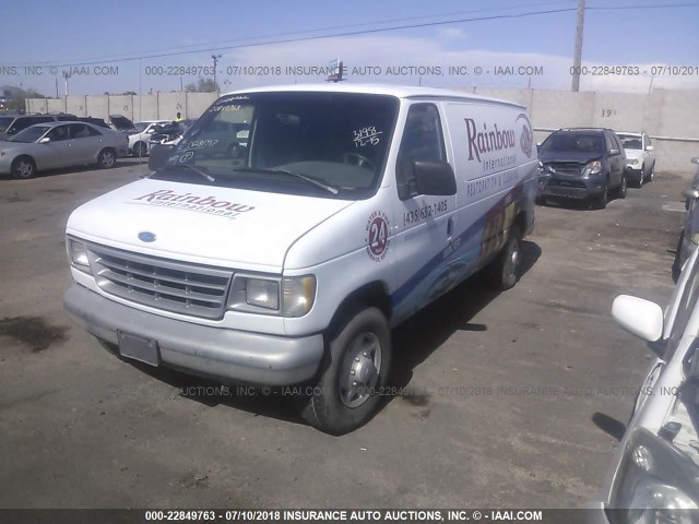 1FTJE34H2SHB84899 - 1995 FORD ECONOLINE E350 VAN WHITE photo 2