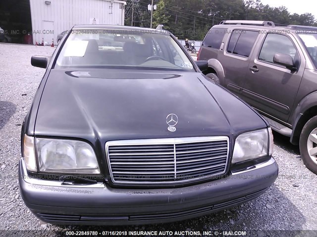 WDBGA43E4SA198765 - 1995 MERCEDES-BENZ S 420 BLACK photo 6