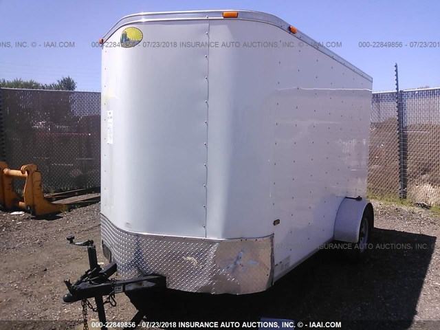 5NHUNS010FU108463 - 2015 FOREST RIVER GANS610SA UTILITY TRL  WHITE photo 2