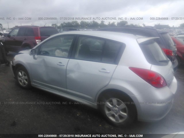 3N1BC1CP1BL403959 - 2011 NISSAN VERSA S/SL SILVER photo 3