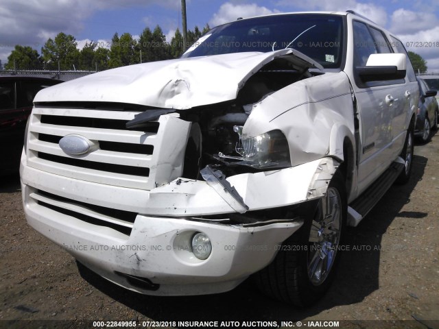 1FMFU19538LA74909 - 2008 FORD EXPEDITION LIMITED WHITE photo 6