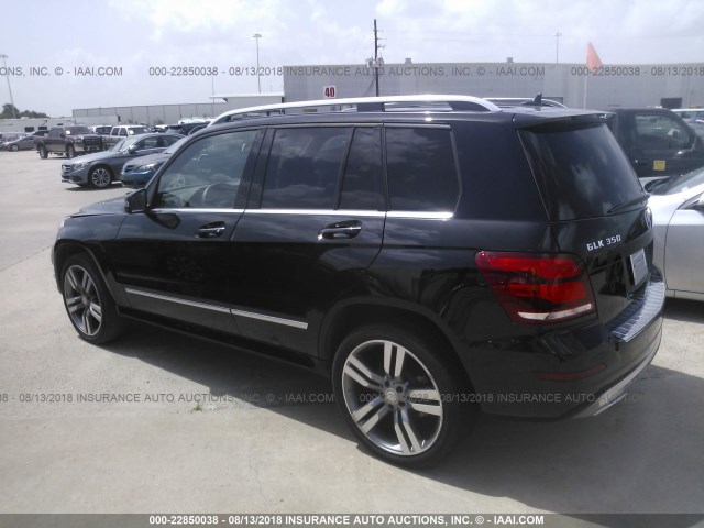 WDCGG5HB4FG420755 - 2015 MERCEDES-BENZ GLK 350 BLACK photo 3