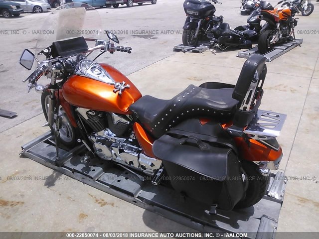 1HFSC55014A006126 - 2004 HONDA VTX1300 C ORANGE photo 3