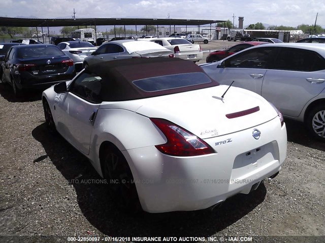 JN1AZ4FH1EM620082 - 2014 NISSAN 370Z TOURING WHITE photo 3