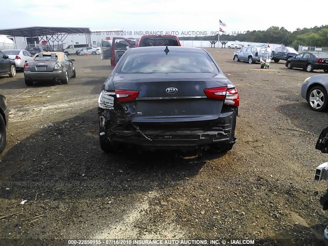 KNALN4D71E5143317 - 2014 KIA CADENZA PREMIUM/LIMITED GRAY photo 6