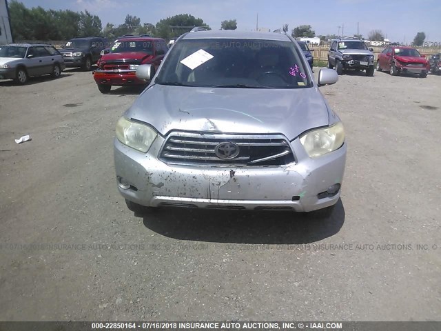 JTEDS42A382042456 - 2008 TOYOTA HIGHLANDER LIMITED GRAY photo 6