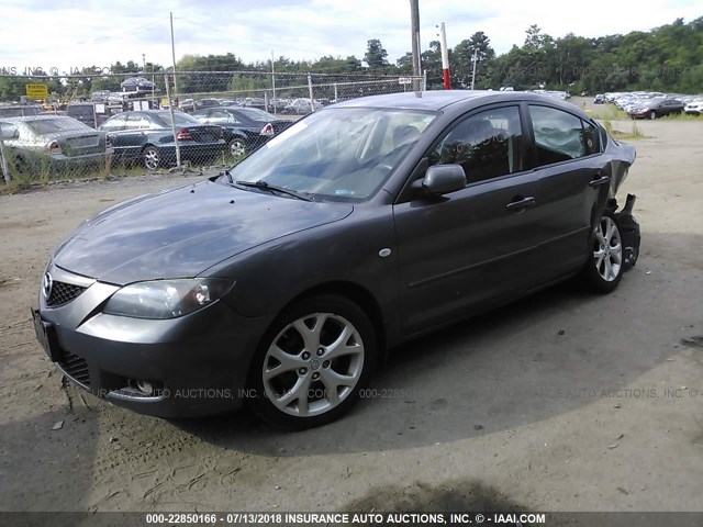 JM1BK32G491205469 - 2009 MAZDA 3 I GRAY photo 2