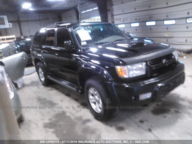 JT3HN86R610343474 - 2001 TOYOTA 4RUNNER SR5 BLACK photo 1