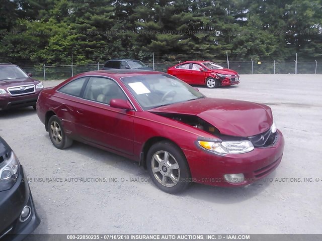 2T1CF22P8XC091522 - 1999 TOYOTA CAMRY SOLARA SE/SLE RED photo 1