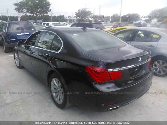 WBAKA83519CY33990 - 2009 BMW 750 I BLACK photo 3