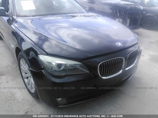 WBAKA83519CY33990 - 2009 BMW 750 I BLACK photo 6