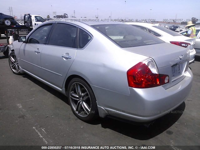 JNKAY01E86M103481 - 2006 INFINITI M35 SPORT SILVER photo 3