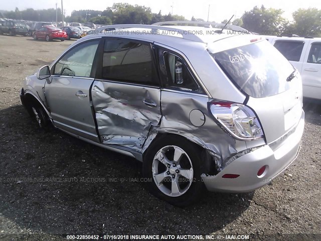 3GNAL4EK7DS638202 - 2013 CHEVROLET CAPTIVA LTZ SILVER photo 3