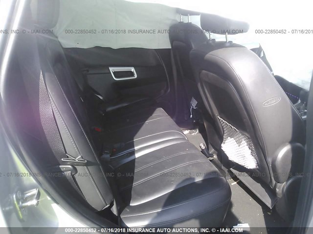 3GNAL4EK7DS638202 - 2013 CHEVROLET CAPTIVA LTZ SILVER photo 8