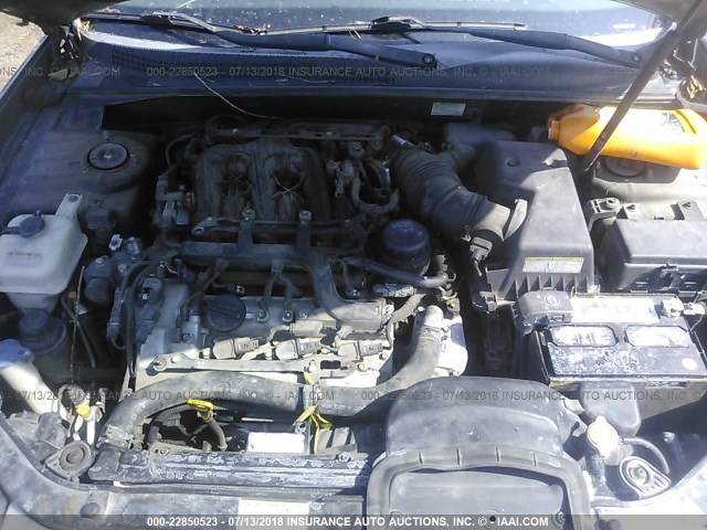 5NPEU46F06H077802 - 2006 HYUNDAI SONATA GLS/LX BLUE photo 10