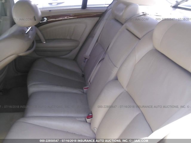 JNKBF01A92M006274 - 2002 INFINITI Q45 WHITE photo 8