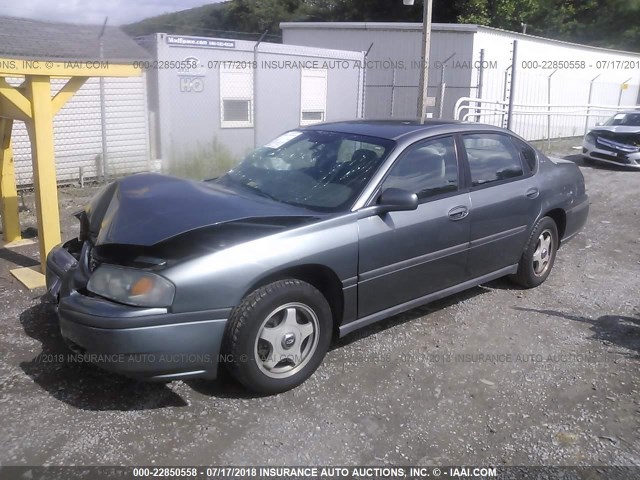 2G1WF52E649253617 - 2004 CHEVROLET IMPALA Boz foto 2