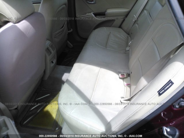 KMHFC46F48A313333 - 2008 HYUNDAI AZERA SE/LIMITED BURGUNDY photo 8