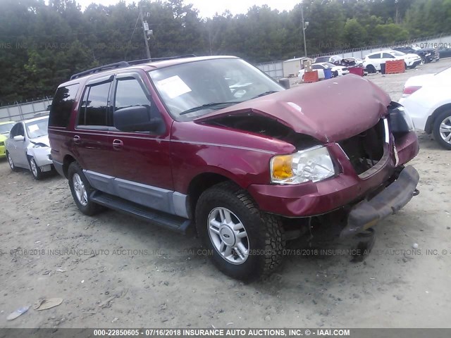 1FMPU16535LA59105 - 2005 FORD EXPEDITION XLT RED photo 1