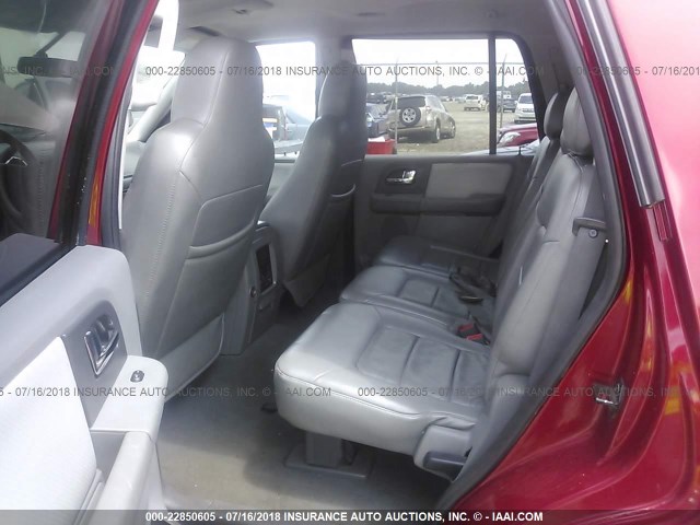 1FMPU16535LA59105 - 2005 FORD EXPEDITION XLT RED photo 8