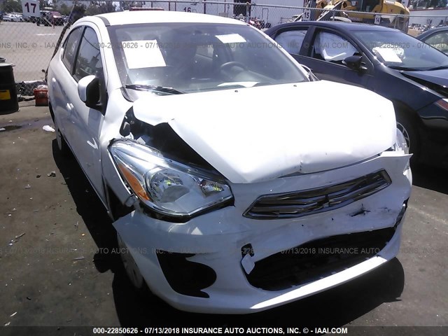 ML32F3FJ5HHF09965 - 2017 MITSUBISHI MIRAGE G4 ES თეთრი ფოტო 1