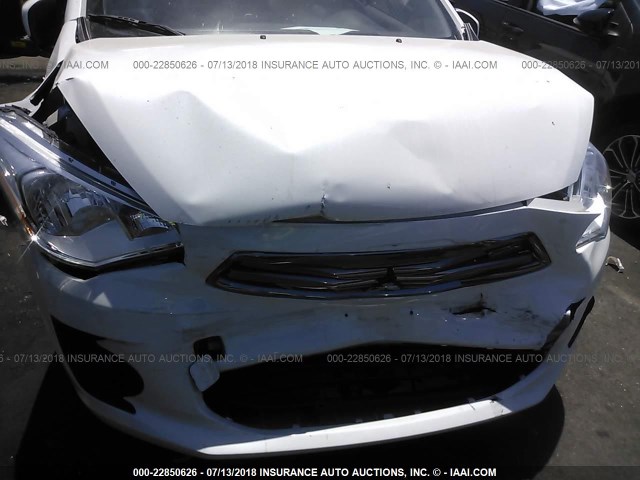 ML32F3FJ5HHF09965 - 2017 MITSUBISHI MIRAGE G4 ES თეთრი ფოტო 6