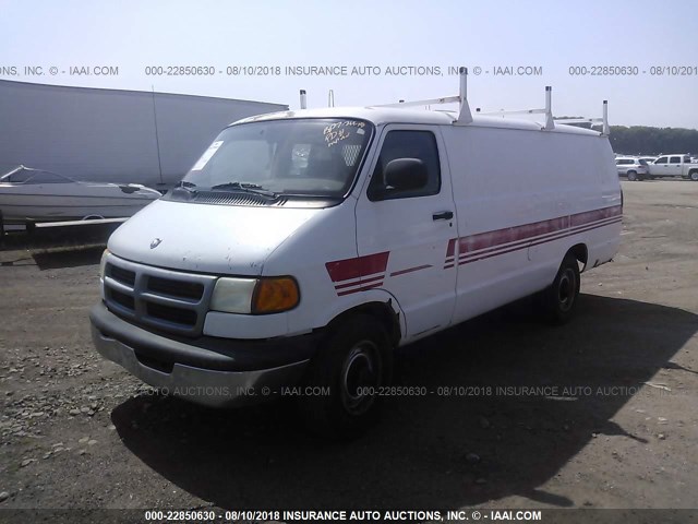 2B7KB31Z5XK508555 - 1999 DODGE RAM VAN B3500 WHITE photo 2