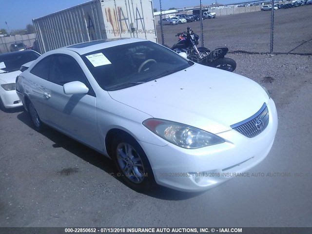 4T1CE38P36U636782 - 2006 TOYOTA CAMRY SOLARA SE/SLE WHITE photo 1